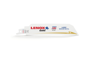 Lenox Gold™ Reciprocating Saw Blades 18 TPI 6 in