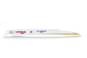 Lenox Gold™ Reciprocating Saw Blades 6 TPI 9 in