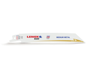 Lenox Gold™ Reciprocating Saw Blades 18 TPI 6 in