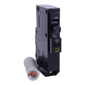 Square D QO™ Series GFCI Molded Case Plug-in Circuit Breakers 30 A 120 VAC 10 kAIC 1 Pole 1 Phase