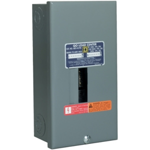 Square D QO™ Series Main Lug Only/Convertible Loadcenters 70 A 120/240 V 2 Space