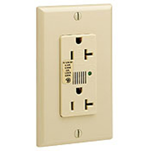 Leviton 7380 Series Duplex Receptacles 20 A 125 V 2P3W 5-20R Commercial Specification Grade Gray