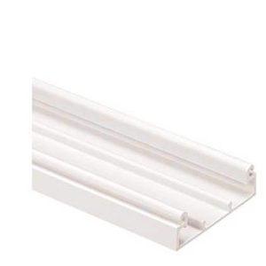 Panduit Pan-Way® T-45 Power Rated Raceway Bases 8 ft PVC Off-white 1 Channel