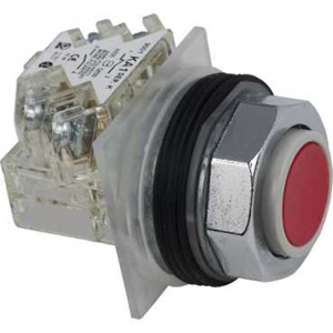 Schneider Electric Harmony™ 9001KR Momentary Push Button Operators 30 mm No Illumination Metallic [None] Red