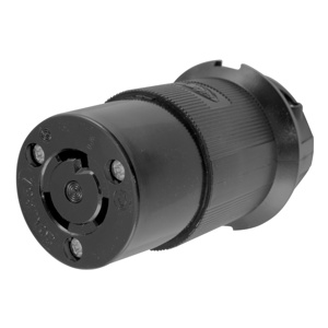 Hubbell Wiring Straight Locking Connectors 20 A 125 V 2P3W L5-20R Insulated Twist-Lock® Insulgrip® Dry Location