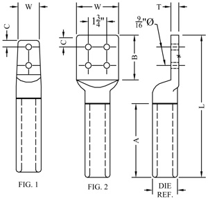 Sefcor AL Series Compression Lugs
