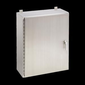 nVent HOFFMAN Wall Mount Continuous Hinge Cover Weatherproof Enclosures Stainless Steel 48 x 36 x 12 in 14 ga NEMA 4X