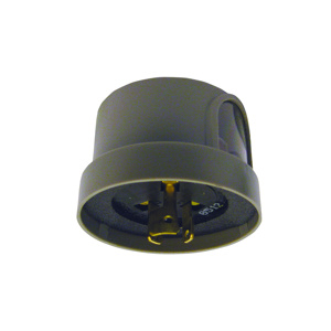 Hubbell Lighting PBT Series Photocontrols Flush Mount Button Black