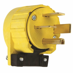 Pass & Seymour 5751 Series Angle Plugs 15-50P 250 V Yellow