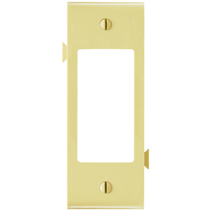 Pass & Seymour Standard Sectional Decorator Wallplates 1 Gang Ivory Nylon Snap-on