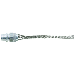 Pass & Seymour Deluxe Series Meshed Strain Relief Cord Connectors 1/2 in Aluminum 0.560 - 0.625 in