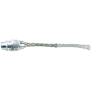 Pass & Seymour Deluxe Series Meshed Strain Relief Cord Connectors Male Connector 3/4 in 0.670 - 0.750 in Closed Mesh, Multi-weave