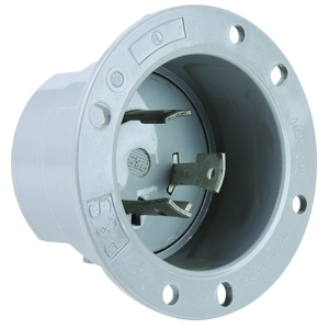 Pass & Seymour Turnlok® Series Locking Flanged Inlets 30 A 250 V 2P3W L6-30P