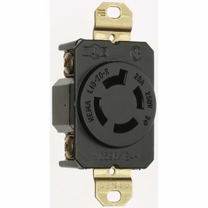 Pass & Seymour Turnlok® Series Locking Receptacles 3P4W L15-20R 250 V