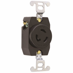 Pass & Seymour Turnlok® Series Locking Receptacles 15 A 125 V 2P3W L5-15R