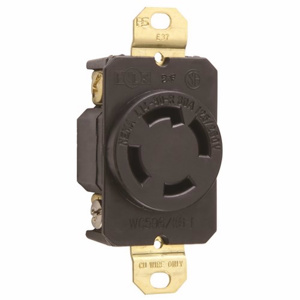 Pass & Seymour Turnlok® Series Locking Receptacles L14-30R Black/White