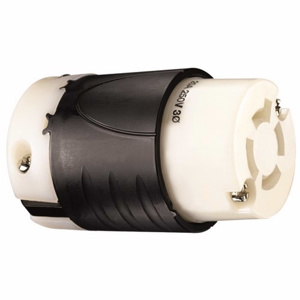 Pass & Seymour Turnlok® Locking Connectors 20 A 250 V 3P4W L15-20R Uninsulated Turnlok® Corrosion-resistant