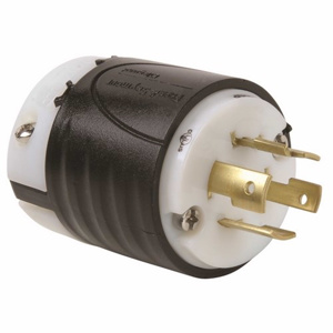 Pass & Seymour Turnlok® Series Locking Plugs L16-20P 3P4W Black/White