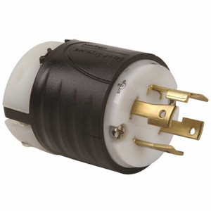 Pass & Seymour Turnlok® Series Locking Plugs L16-30P 3P4W Black/White