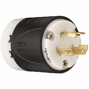Pass & Seymour Turnlok® Series Locking Plugs L5-20P 2P3W Black/White