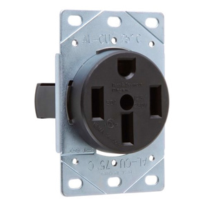 Pass & Seymour 3894 Series Power Outlets Black 14-50R Commercial