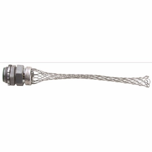 Pass & Seymour Dust-tight Series Meshed Strain Relief Cord Connectors 1 in Aluminum 0.700 - 1.000 in