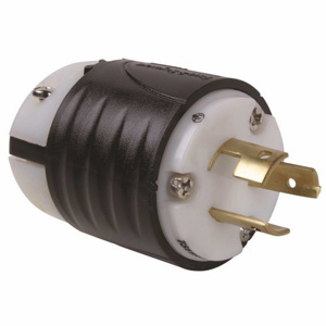 Pass & Seymour Turnlok® Locking Plugs 20 A 125/250 V 3P3W Non-NEMA Non-Insulated Turnlok® Corrosion-Resistant