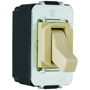 Pass & Seymour SPST Toggle Light Switches 15 A 120/277 V Despard No Illumination Ivory