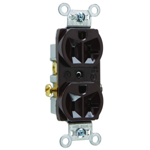 Pass & Seymour CR20 Series Duplex Receptacles Brown 20 A 5-20R Commercial