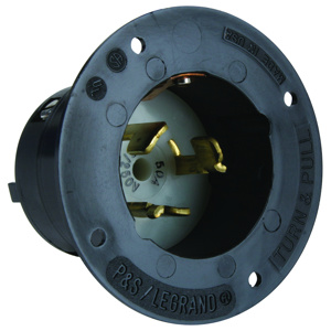 Pass & Seymour Turnlok® CS Series Locking Flanged Inlets 50 A 125/250 V 3P4W Non-NEMA