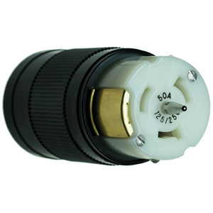 Pass & Seymour Turnlok® Locking Connectors 50 A 480 V 3P4W Non-NEMA Uninsulated Turnlok®