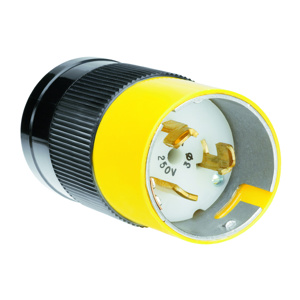 Pass & Seymour Turnlok® Locking Plugs 50 A 250 V 3P4W Non-NEMA Uninsulated Turnlok®