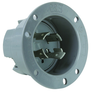 Pass & Seymour Turnlok® Series Locking Flanged Inlets 30 A 250 V 3P4W L15-30P