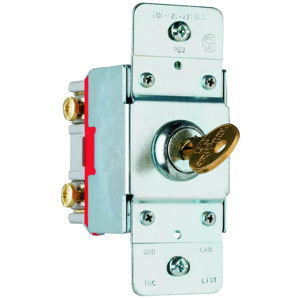 Pass & Seymour SPST Keyed/Locking Toggle Light Switches 20 A 120/277 V