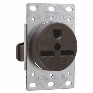 Pass & Seymour 3801 Series Power Outlets 30 A 250 V 2P3W 6-30R Commercial Black