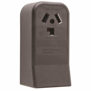 Pass & Seymour 388 Series Power Outlets 30 A 125/250 V 3P3W 10-30R Commercial Black