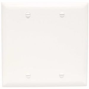 Pass & Seymour TP23 TradeMaster® Series Wallplates 2 Gang Blank White