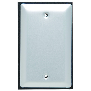 Pass & Seymour WPB1 Series Weatherproof Outlet Box Covers 4-1/2 in x 2-3/4 in Aluminum Gray