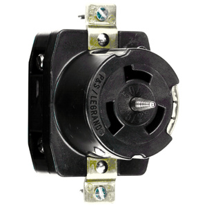 Pass & Seymour Turnlok® CS Series Locking Receptacles Non-NEMA Black