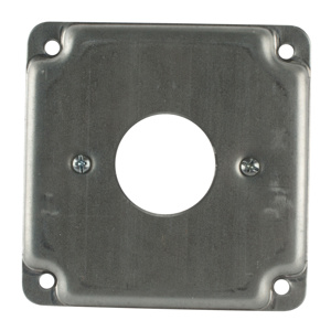 ABB Thomas & Betts RS1 Series Square Box Surface Covers 1 Single Receptacle Steel