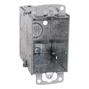 ABB Thomas & Betts Steel City® Bracketed Switch Boxes Switch/Outlet Box Ears Metallic 3-1/2 in