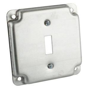 ABB Thomas & Betts RS1 Series Square Box Surface Covers 1 Toggle Switch Steel