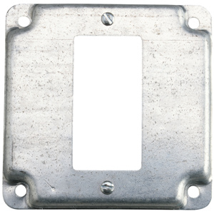 ABB Thomas & Betts RS1 Series Square Raised Covers 1 GFCI Device Steel