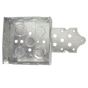 ABB Thomas & Betts Bracketed 4 Square 1900 Boxes 4 Square Box Bracket - B Metallic 1-1/2 in