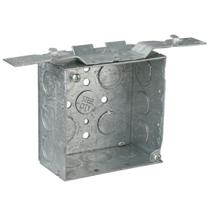 ABB Thomas & Betts Bracketed 4 Square 1900 Boxes 4 Square Box Bracket - SV Metallic 2-1/8 in