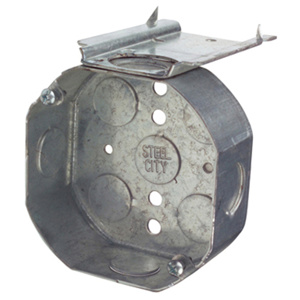 ABB Thomas & Betts 4 in Octagon 8B Boxes 1-1/2 in Steel Bracket - L