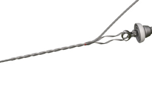 Preformed Line Products Formed Wire Dead Ends 0.365 - 0.409 in 26 in Yellow