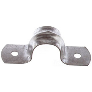 Thomas & Betts Two-hole Straps 2 in Pipe Strap, Two Hole Steel Zinc-plated