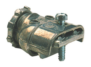 ABB Thomas & Betts XC200 Series Flexible Clamp-on Duplex Connectors 3/8 in Straight Clamp-on