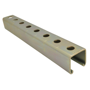 ABB Thomas & Betts Kindorf® B907 Series Slotted Strut Channels 3/4" x 1-1/2" Single, Slotted Electrogalvanized (GoldGalv®)